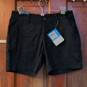 NWT Columbia Kenzie Cove Black Cotton Shorts Size 6